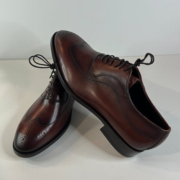 Zara Cap Toe Oxford Genuine Leather Dress Shoes - Picture 2 of 7